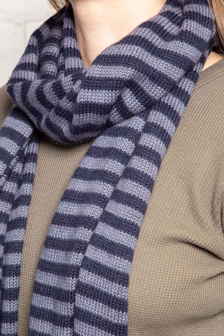 Striped Scarf - Brandy Melville