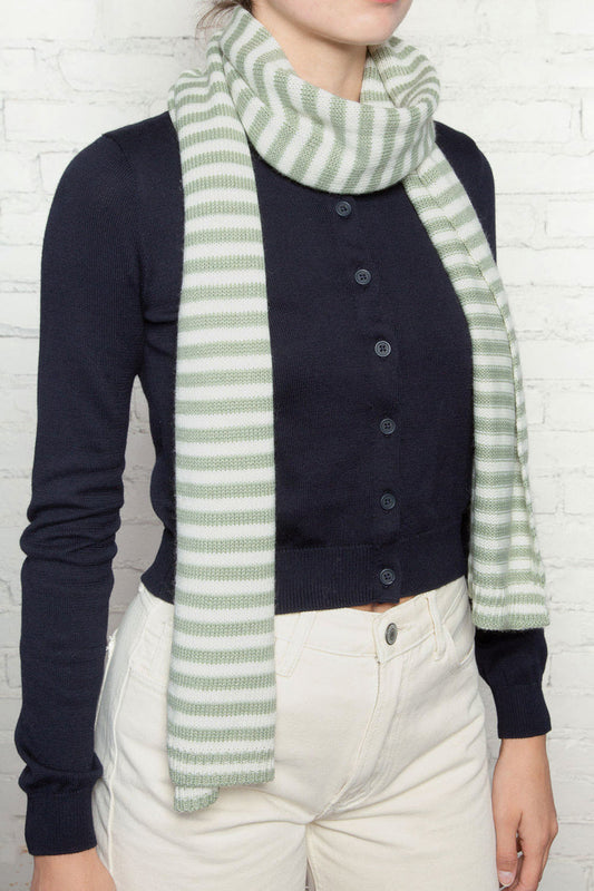Striped Scarf - Brandy Melville