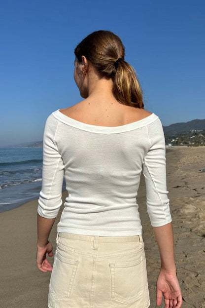 Camila Off The Shoulder Top - Brandy Melville