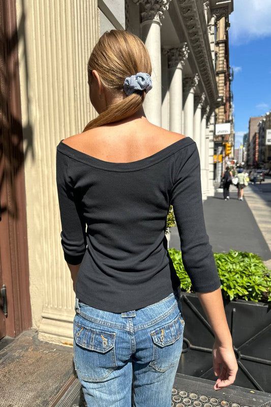 Camila Off The Shoulder Top - Brandy Melville