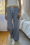 Faded Blue With White Stripes