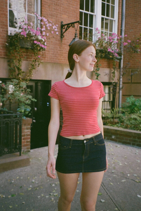 Ashlyn Stripe Top - Brandy Melville
