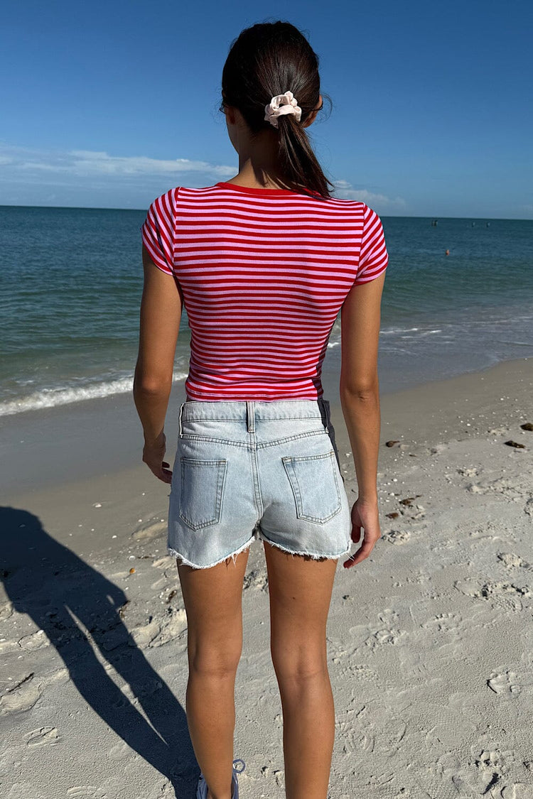 Ashlyn Stripe Top - Brandy Melville