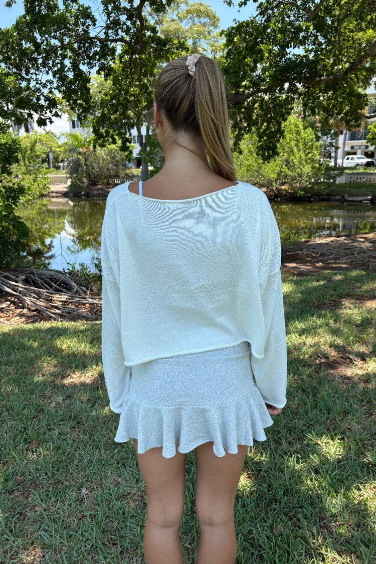 Cameron Cropped Sweater - Brandy Melville