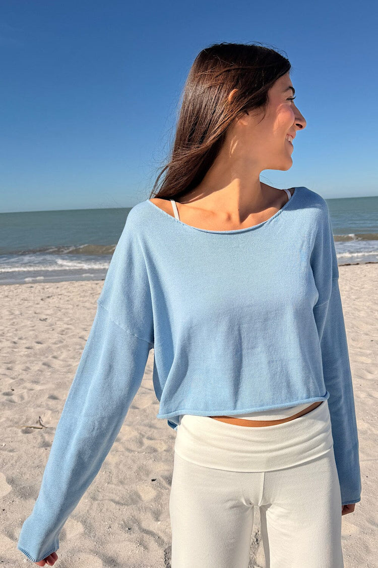 Cameron Cropped Sweater - Brandy Melville