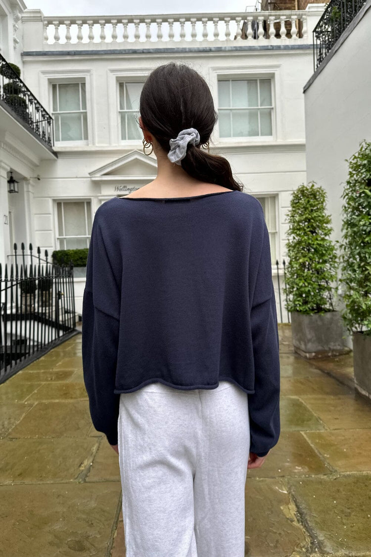 Cameron Cropped Sweater - Brandy Melville