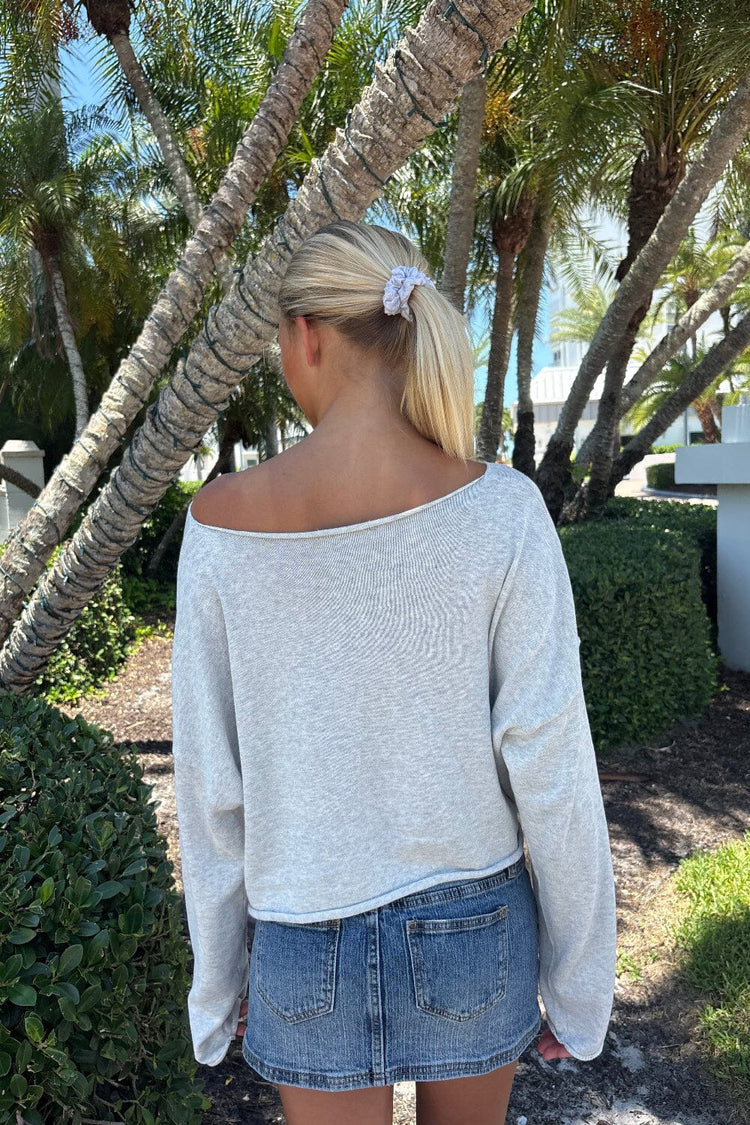 Cameron Cropped Sweater - Brandy Melville