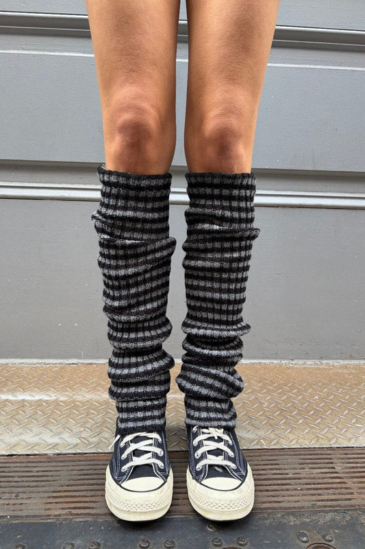 Striped Leg Warmers - Brandy Melville