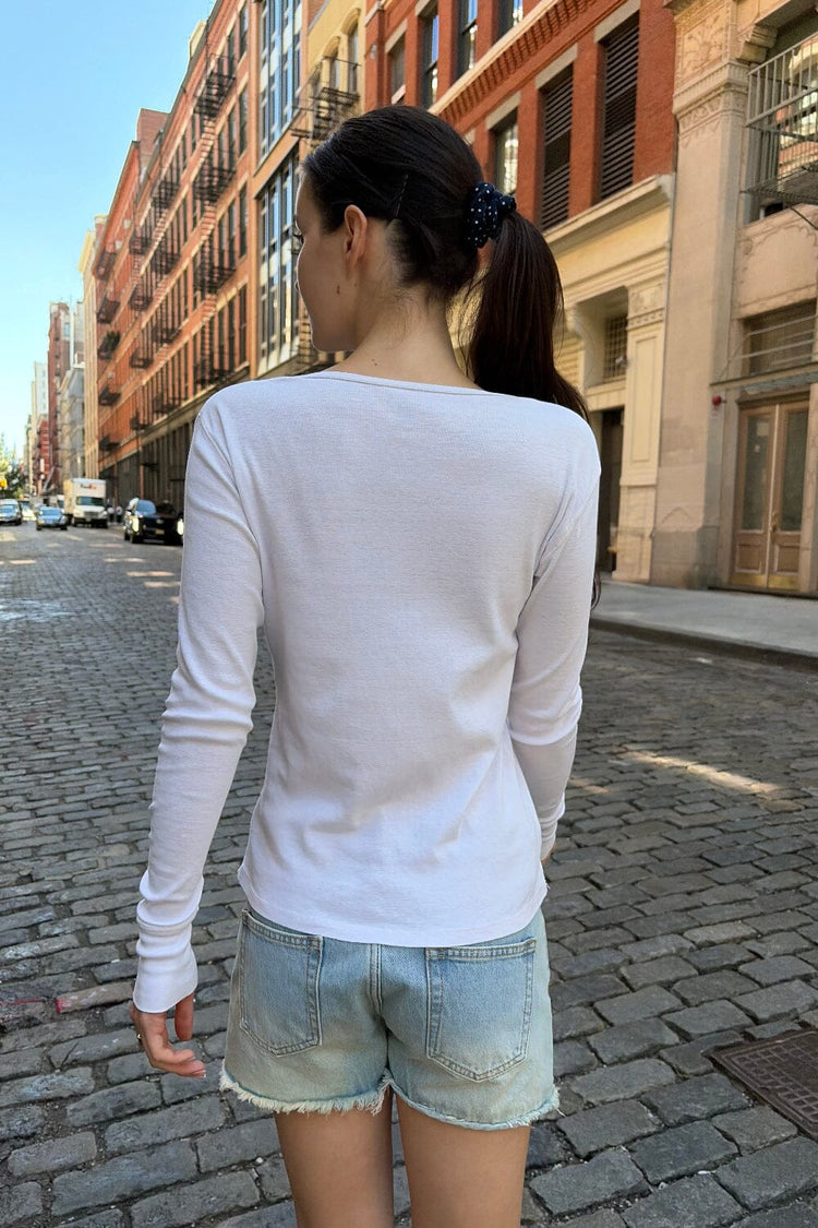 Callan Long Sleeve Top - Brandy Melville