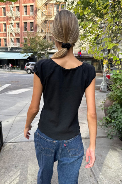 Noa Eyelet Top - Brandy Melville