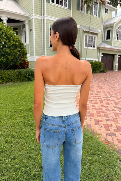 Amelia Ribbed Top - Brandy Melville