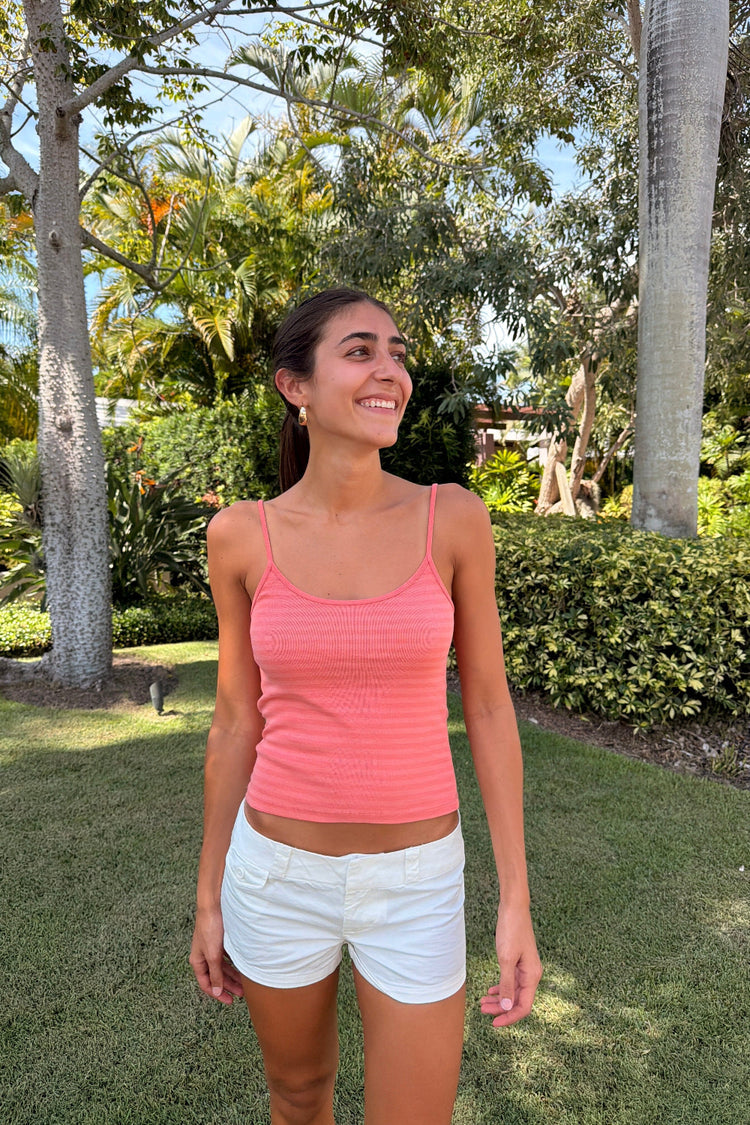 Skylar Striped Tank - Brandy Melville