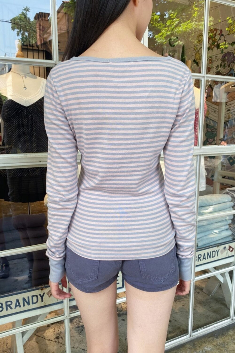 Zelly Striped Top - Brandy Melville