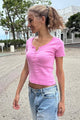 Bubblegum Pink and Pink Stripes
